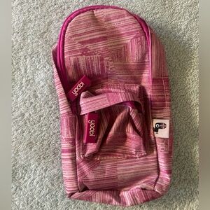 Yoobi Pink Geometric Pencil Pouch